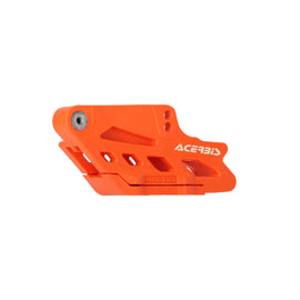 Acerbis orange chain guide and slider kit for KTM 16 drive system, durable motorcycle chain protection and guidance.