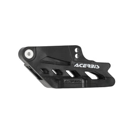 Black Acerbis chain guide guard for motorcycle, designed to protect and guide the chain effectively.