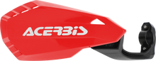 Load image into Gallery viewer, Red ACERBIS MX Mini Shield handguards for motocross bikes, providing protection and style for riders.