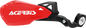 Red ACERBIS MX Mini Wrap handguards designed for motocross bikes, providing protection for the hands during riding.