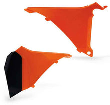 Load image into Gallery viewer, Acerbis orange airbox cover for motorcycle, featuring a sleek design and durable construction, labeled with product code 22054-50237.