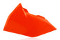 Acerbis orange airbox cover for motorcycle, with product code 24494-15226, featuring a durable plastic design.