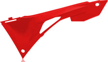 Load image into Gallery viewer, Red Acerbis Airbox Cover for motorcycles, featuring a sturdy design and brand logo, designed to fit Acerbis airboxes.