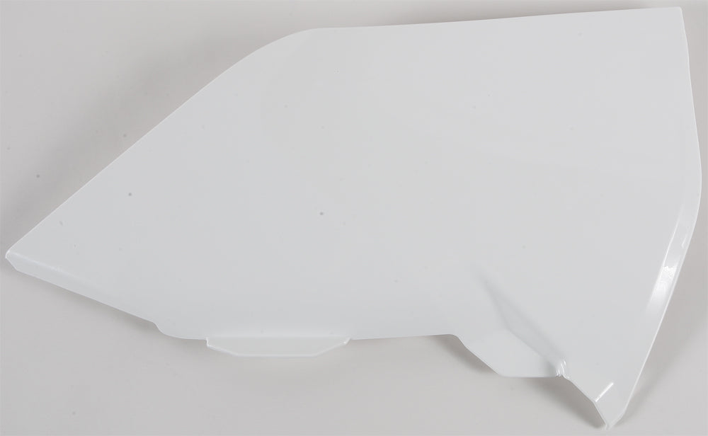 Acerbis white airbox cover for motorcycle, featuring product number 24494-10002, made of durable plastic material.