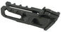 Acerbis black chain guide for bikes, showing the sleek, durable design with mounting points for optimal chain protection.