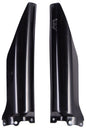 Black Acerbis fork guard for motocross bikes, model 21150-00001, with durable protective design and branding details visible.