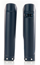 Load image into Gallery viewer, Blue Acerbis Fork Guard for motorcycle forks, featuring durable plastic construction and brand logo visible on the surface.