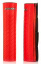 Red Acerbis Fork Guard for motorcycles, model 26340-50004, designed to protect motorcycle forks from debris and damage.