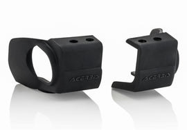 Acerbis Fork Shoe Pro in black for Beta RR 2T/4T motorcycles, durable fork protection part with model number 27266-10001