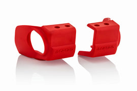 Acerbis Fork Shoe Pro in red for Beta RR 2T/4T motocross bikes, model years 2012-2019, protective motorcycle fork component