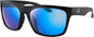 Route Sunglasses Matte Black W/Pur Hd/Light Blue Revo Mirr