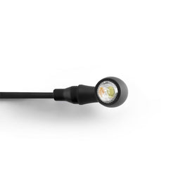 RIZOMA Club S tail light in black for Ts/Brake illumination, showcasing sleek, compact design for motorcycle lighting.