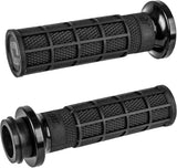 ODI Grips Lock-On Hart-Luck Full-Waffle Black/Black Indian Touring 206-40046