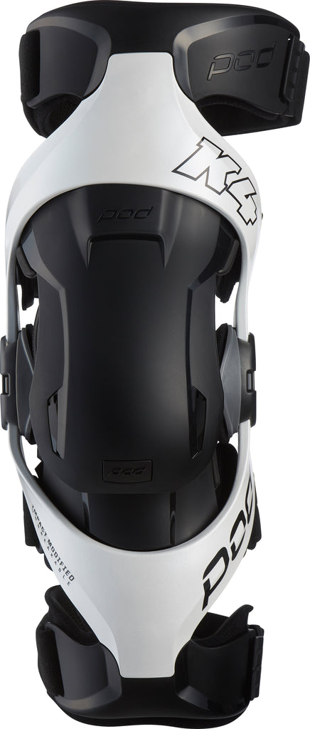 K4 V2.0 Knee Brace (Rt) White/Black Xs/Sm