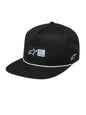 Label Snapback Hat Black