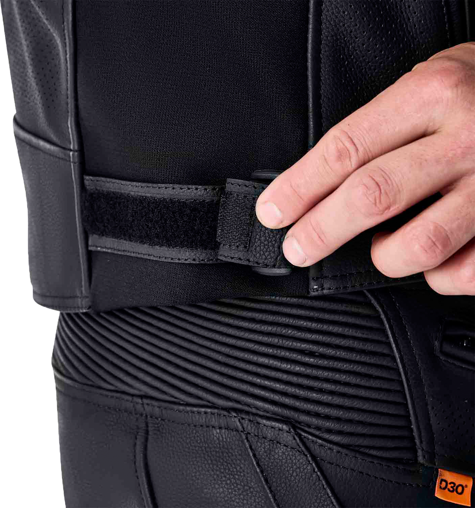 Tractech Evo D3o Jacket Blk/Whi Leather Lg
