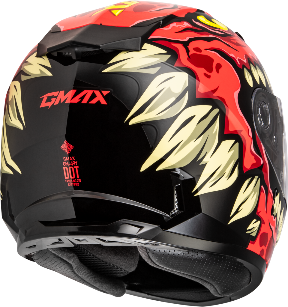 Youth Gm 49y Drax Helmet Red Ys