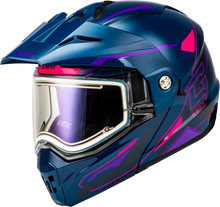 Load image into Gallery viewer, Md 74s Spectre Snow Helmet W/ Elec Shld Blue/Pink/Purple Xs