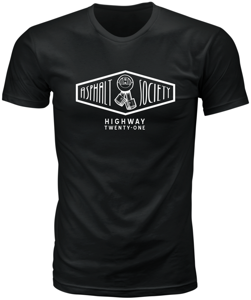 Asphalt Society Tee Black Sm