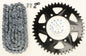 Sprocket/Chain Kit Stl/Alu 14/46t Blk Sx3 520 106l Blk