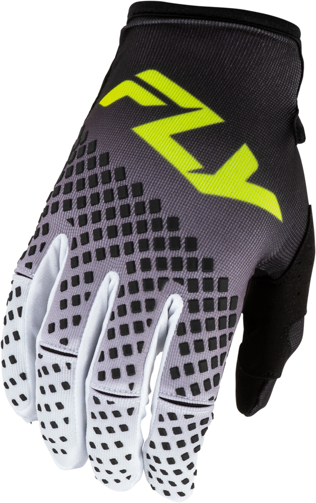 Kinetic Fade Gloves Black/White/Hi Vis 3x
