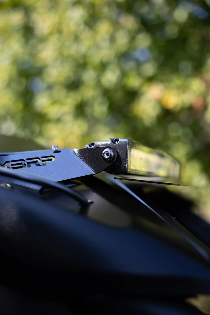 Front Bumper Kit Black Coated Steel Pol