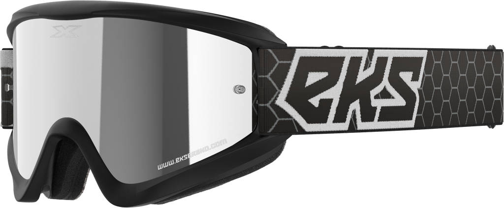 Flat Out Mirror Goggle Black/White Silver Mirror