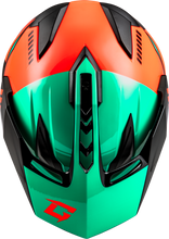 Load image into Gallery viewer, Gm 11 Ronin Helmet Black/Aqua/Coral Xs