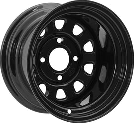 Delta Steel 14x7 4/156 4+3 Blk 12mm