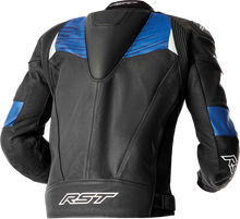 Load image into Gallery viewer, Tractech Evo D3o Jacket Blk/Blue Leather 2x