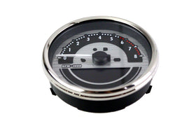 AEE 5 inch Dakota Style Speedometer Silver