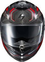 Load image into Gallery viewer, Exo St1400 Evo Carbon Helmet Hex Gloss Red Xl
