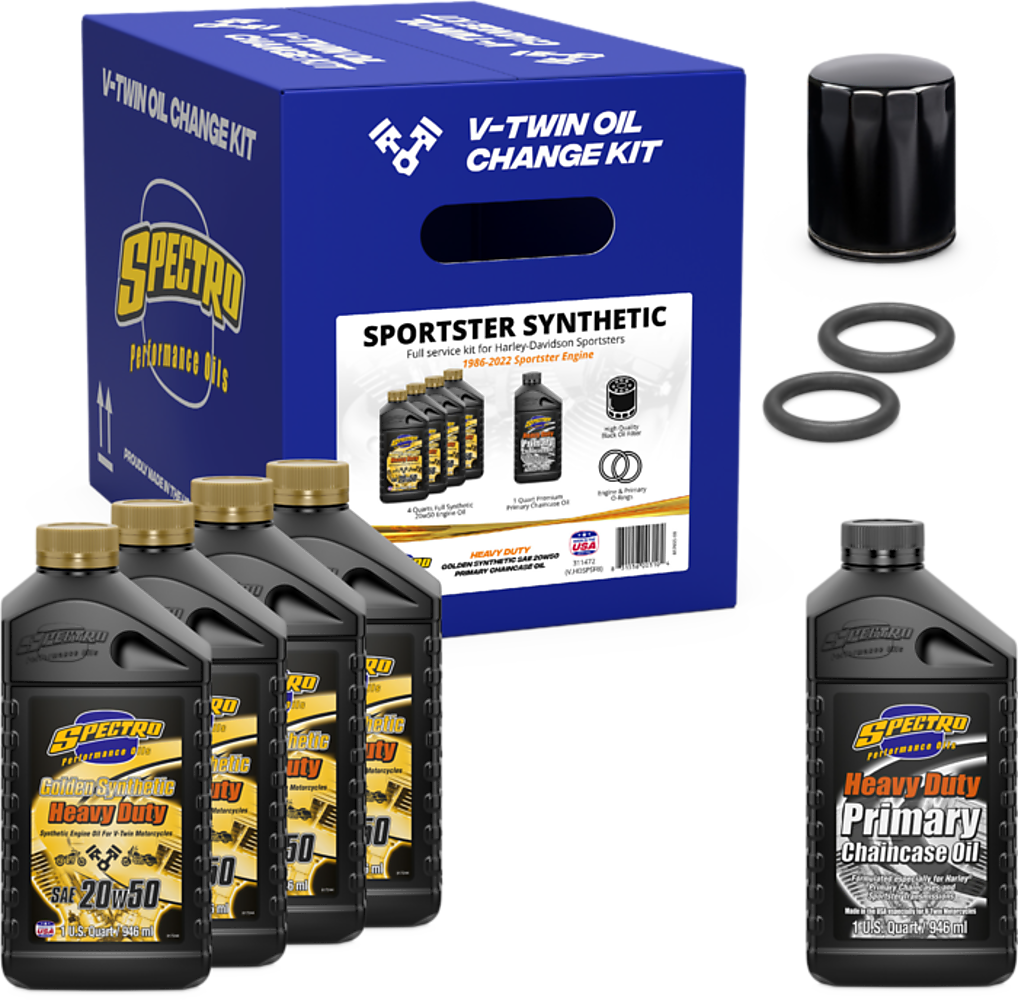V Twin Full Oil Service Kit Xl Synthetic
