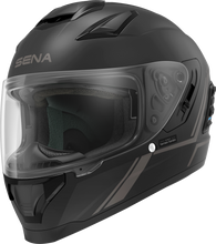 Load image into Gallery viewer, Stryker Full Face Helmet With Mesh Intercom Matte Black Md