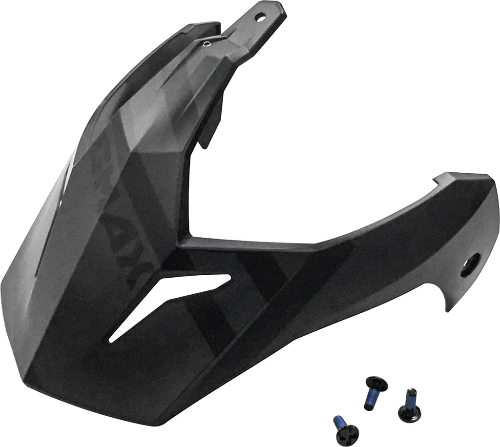 Visor W/Screws Trapper Matte Black/Grey Gm 11s