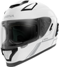 Stryker Full Face Helmet With Mesh Intercom Gloss White Lg