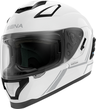 Load image into Gallery viewer, Stryker Full Face Helmet With Mesh Intercom Gloss White Md