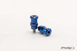PUIG Swingarm Spools Hi-Tech 8mm Blue 2/Pk 561-4001BL