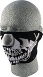 Half Face Mask Chrome Skull