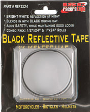 Load image into Gallery viewer, Black Reflective Tape 1/2x24" &amp; 1x24"