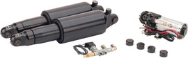 Arnott Fox Series black air shocks for Harley FLH/Flt 09-up with rebound, part 850-01033, motorcycle suspension component