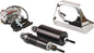Arnott Air Shocks for Fox Series Chr 01-17 Softail motorcycle suspension, showing the shock absorber with brand markings.