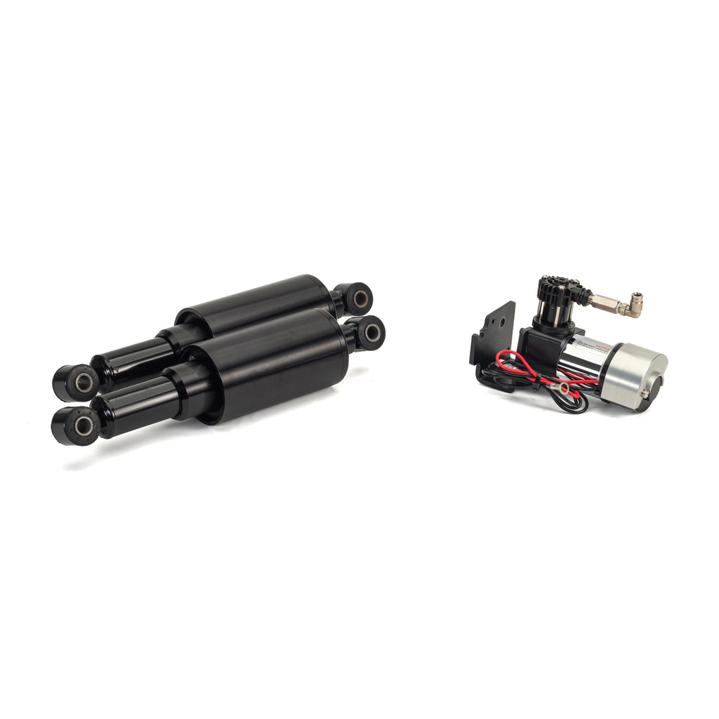 Arnott Air Shocks Smoothride Series Black Dyna suspension for 1991-2007 vehicles, designed for improved ride comfort and stability