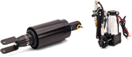 Arnott Air Shocks Ultimate Ride Black for Victory Touring motorcycle, suspension upgrade with brand logo visible in image.