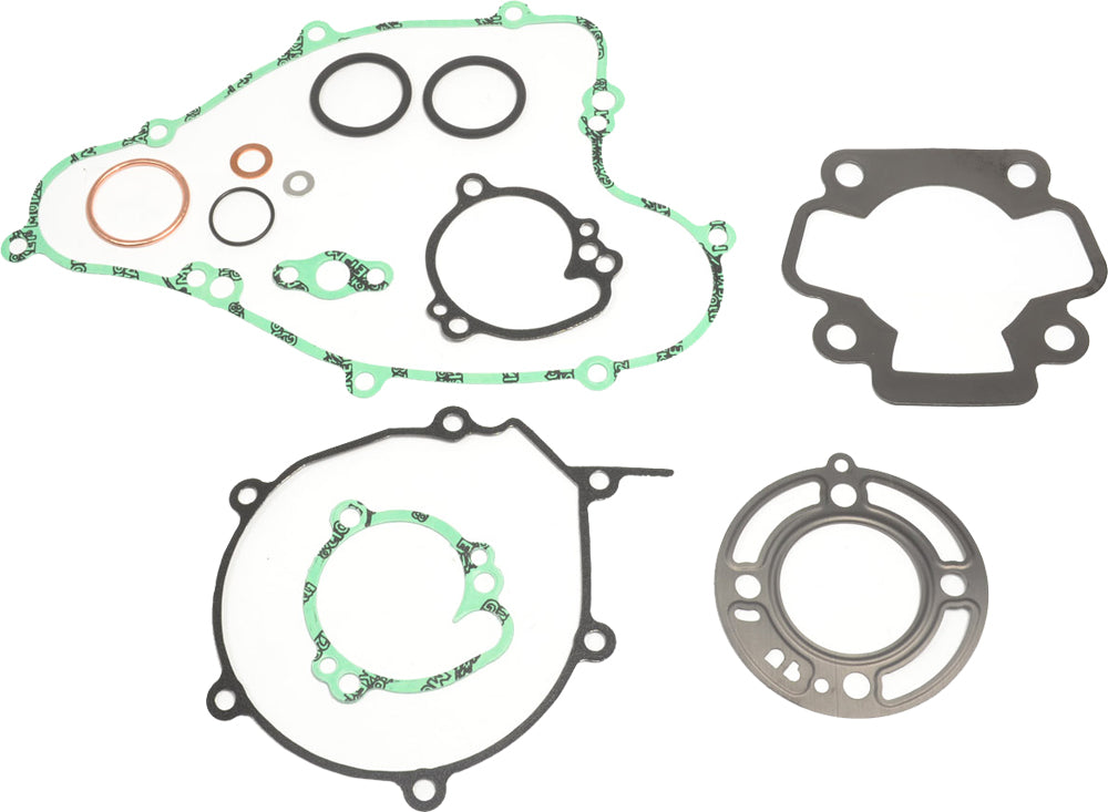 Athena Complete Gasket Kit for Kawasaki and Suzuki engines, includes gaskets and seals for engine maintenance.