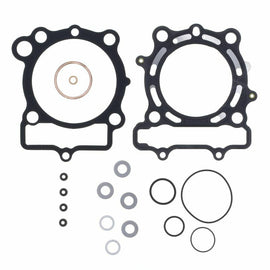 Athena Top End Gasket Kit without Valve Cover Gasket for Kawasaki engine, includes seals and gaskets for top-end repair.