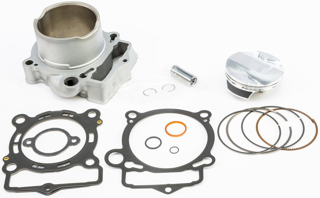 Athena cylinder kit for Husqvarna and KTM, 82mm bore, 13.8:1 compression ratio, engine component with metal finish.