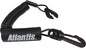 Black Atlantis Performance Lanyard, durable accessories with the Atlantis logo, designed for holding keys or ID badges.
