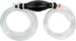 Atlantis Siphon Pump Deluxe for fuel, intake, and carb systems, shown in black with clear tubing and pump handle.