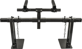 ATV-TEK Gun Defender Bed Mount for UTV, metal bracket designed for secure firearm attachment in off-road vehicles